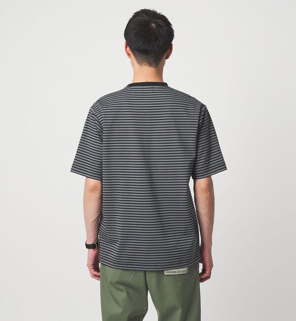UNITED ARROWS green label relaxing「ポンチ ボーダー クルーネック 半袖 Tシャツ カットソー」|Tシャツ・カットソー|