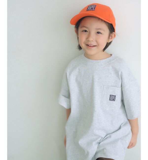 UNITED ARROWS green label relaxing「【別注】＜GUNG HO＞ポケット Tシャツ / キッズ 110cm-130cm」|Tシャツ・カットソー|LT.GRAY