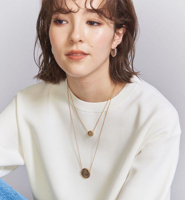 BEAUTY&YOUTH UNITED ARROWS「タタキサークル ネックレス -2WAY-」|ネックレス|