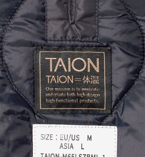 BEAUTY&YOUTH UNITED ARROWS「＜TAION＞ミリタリー M65 ライナー Wジップ ショート ダウンジャケット」|ダウン|