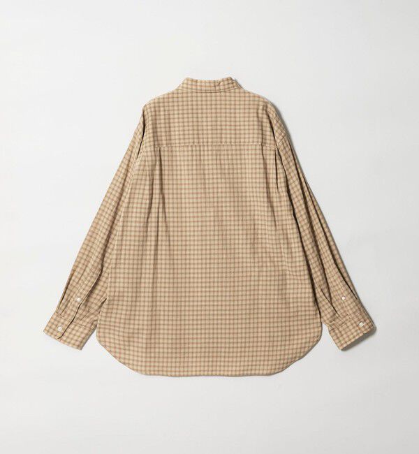 STEVEN ALAN「＜Steven Alan＞ オーガニックコットン ドビー チェック レギュラーカラー シャツ LOOSE」|シャツ・ブラウス|