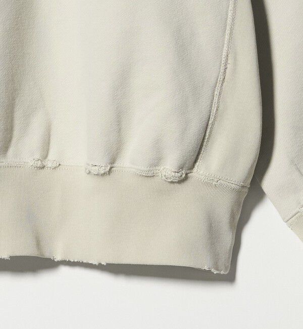 BEAUTY&YOUTH UNITED ARROWS「ピーチスキン ダメージ クルーネック スウェット」|スウェット・ジャージ|