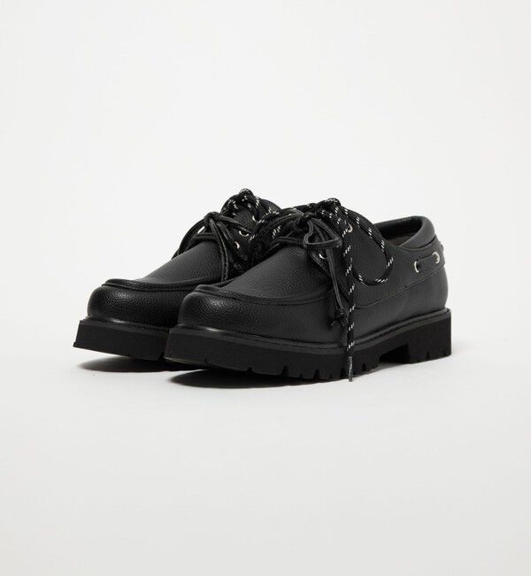 BEAUTY&YOUTH UNITED ARROWS「3WAY デッキシューズ ブラック」|デッキシューズ|