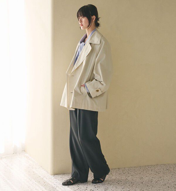 BEAUTY&YOUTH UNITED ARROWS「コットンブレンド ミドルトレンチコート」|トレンチコート|