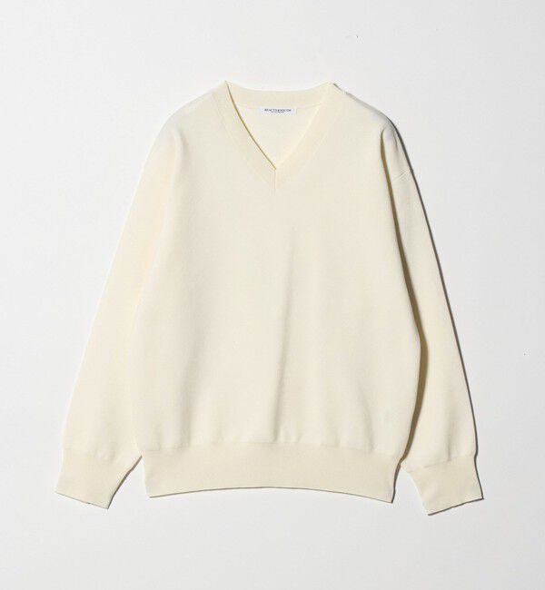 BEAUTY&YOUTH UNITED ARROWS「コットンブレンド Vネックニットプルオーバー ウォッシャブル」|ニット・セーター|