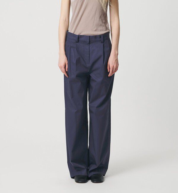 ATTISESSION「＜ATTISESSION＞ベルト 2タック ストレート パンツ 3」|その他|