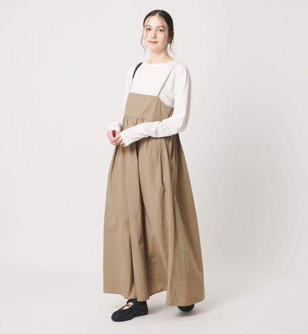 BEAUTY&YOUTH UNITED ARROWS「バックホール キャミソール ワンピース ウォッシャブル」|ワンピース|