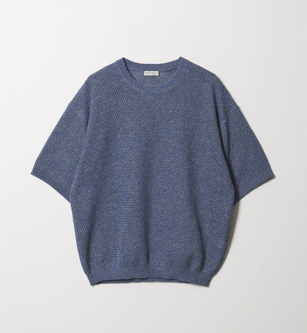BEAUTY&YOUTH UNITED ARROWS「ダイアゴナル ウェーブ パターン クルーネック ニット」|ニット・セーター|COBALT