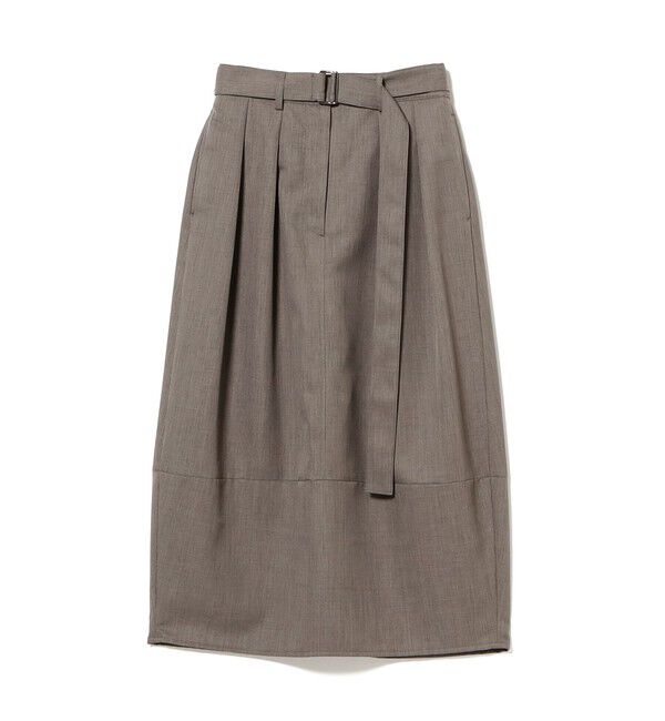 Demi-Luxe BEAMS 「ベルテッド コクーン スカート」|スカート|