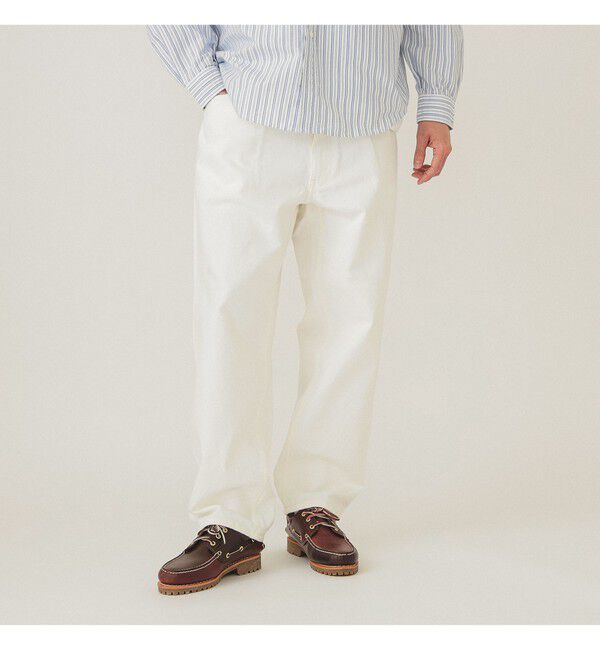 BEAMS「ワイド テーパード デニム」|デニム|