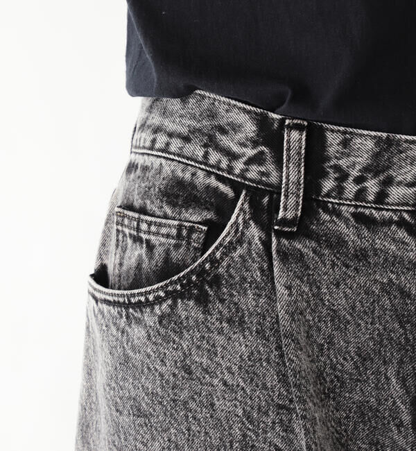 BEAMS「ワイド テーパード デニム」|デニム|