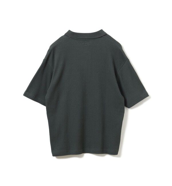 BEAMS「ショート リブ ポロシャツ【ワイドショートフィット】」|ポロシャツ|