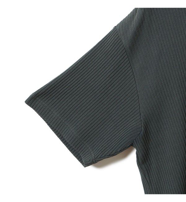 BEAMS「ショート リブ ポロシャツ【ワイドショートフィット】」|ポロシャツ|