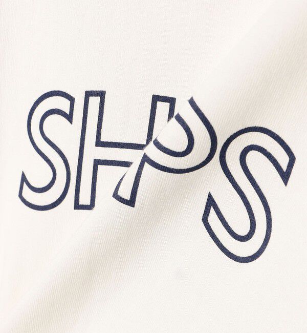 SHIPS for women「《一部追加予約》【WEB限定】 SHIPS ラウンド プリント ロゴ TEE」|Tシャツ・カットソー|