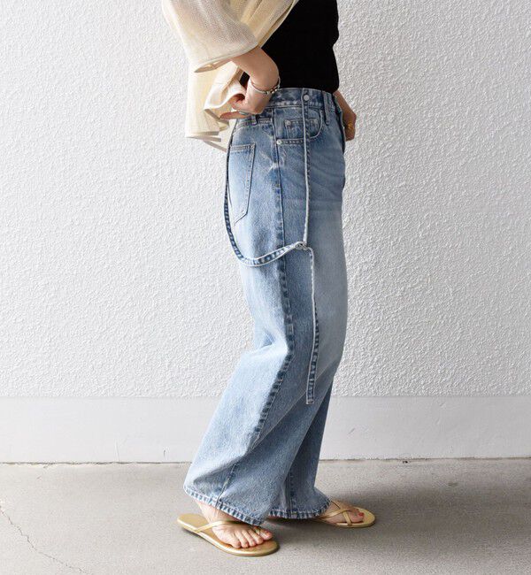 SHIPS any「《追加予約》bon_meur:〈洗濯機可能〉コクーン シルエット デニム パンツ」|デニム|