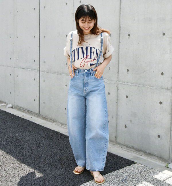 SHIPS any「《追加予約》bon_meur:〈洗濯機可能〉コクーン シルエット デニム パンツ」|デニム|