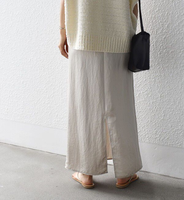 SHIPS for women「アセテート サテン スカート」|スカート|