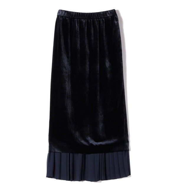 SHIPS for women「プリーツ コンビ クラッシュ スカート ◇」|スカート|