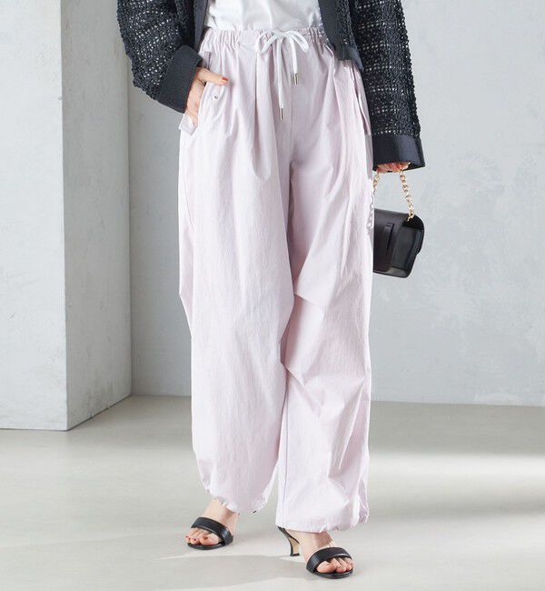 SHIPS for women「〈手洗い可能〉裾ドロスト ナイロン カーゴ パンツ ◇」|その他|