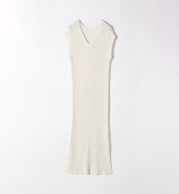 SHIPS any「SHIPS any:〈手洗い可能〉ブークレヤーン ワイドリブ ニット ワンピース」|ワンピース|
