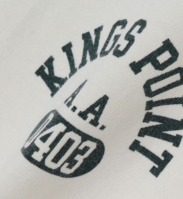 SHIPS「【SHIPS別注】KINGS POINT: ロゴ プリント 半袖 Tシャツ」|Tシャツ・カットソー|