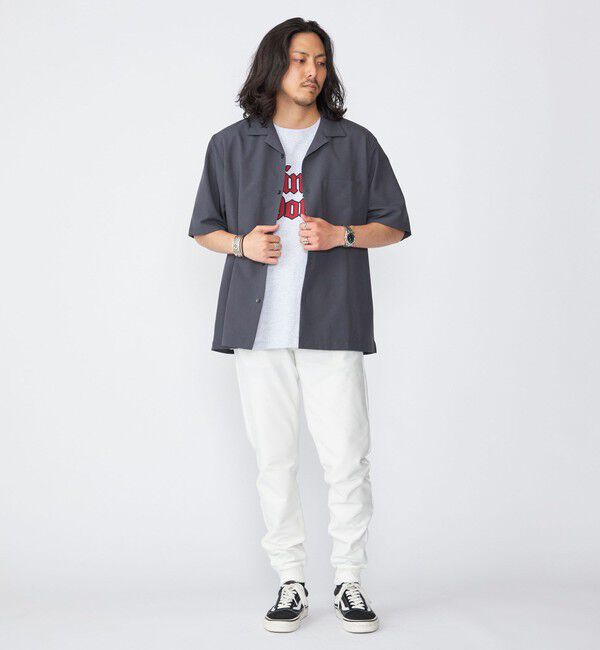 SHIPS「【SHIPS別注】KINGS POINT: ロゴ プリント 半袖 Tシャツ」|Tシャツ・カットソー|