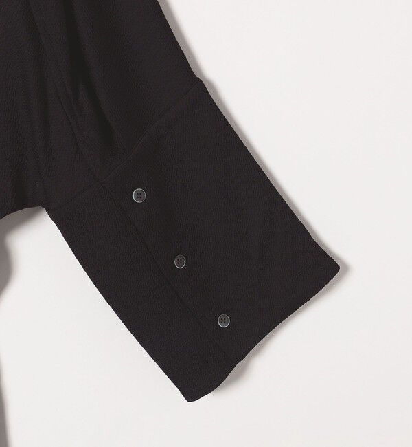 SHIPS any「SHIPS any:〈手洗い可能〉ラフ サテン ビック シルエット シャツ」|シャツ・ブラウス|