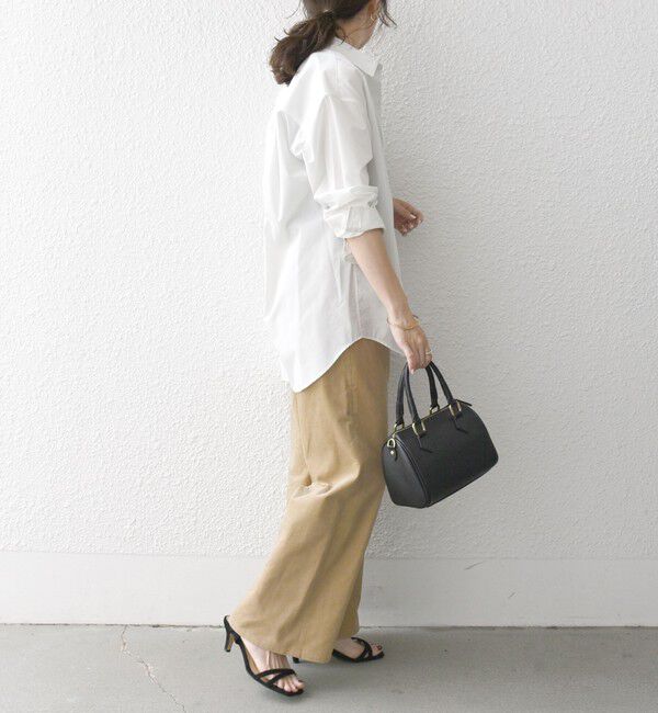 SHIPS any「SHIPS any:〈洗濯機可能〉REPREVE レギュラーカラー ルーズ ポケット シャツ」|シャツ・ブラウス|