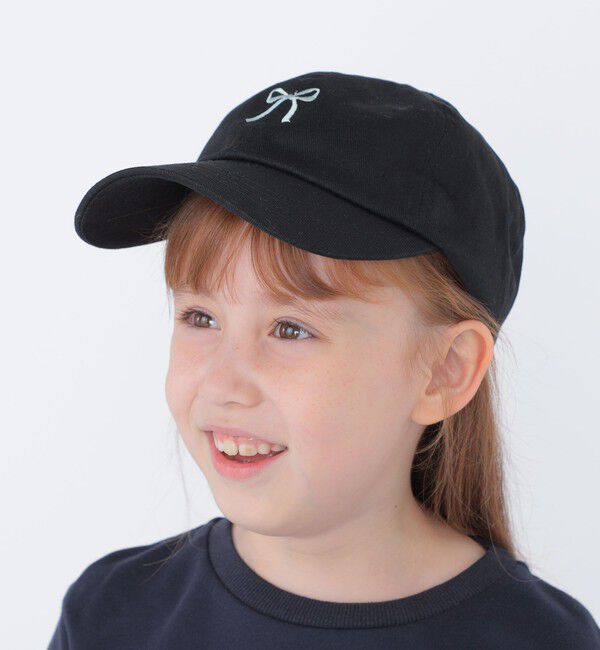 SHIPS KIDS「SHIPS KIDS:リボン モチーフ キャップ」|キャップ・キャスケット|