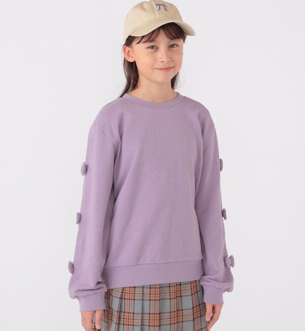 SHIPS KIDS「SHIPS KIDS:リボン モチーフ キャップ」|キャップ・キャスケット|