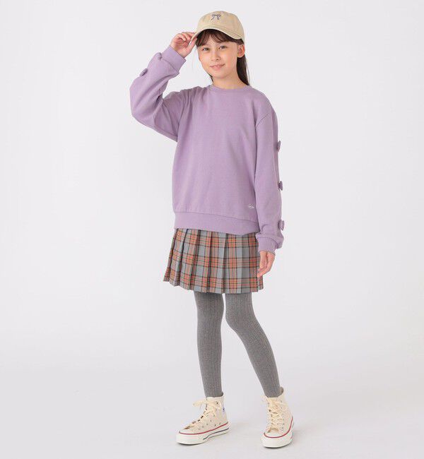 SHIPS KIDS「SHIPS KIDS:リボン モチーフ キャップ」|キャップ・キャスケット|