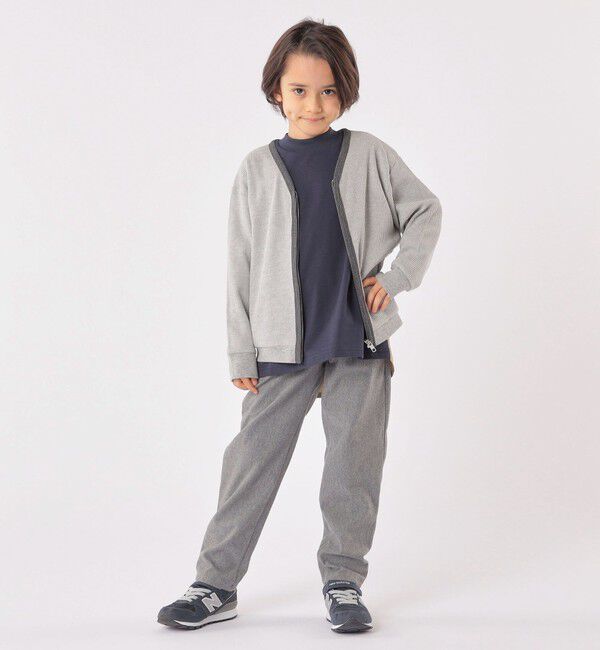 SHIPS KIDS「SHIPS KIDS:100～130cm / ワッフル カーディガン」|カーディガン|