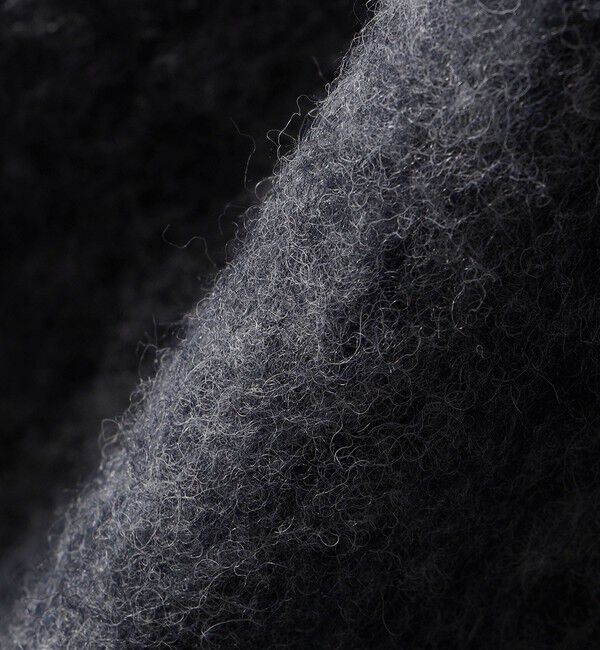 SHIPS any「SHIPS any: シャギー ノーカラー コクーン コート」|ノーカラーコート|