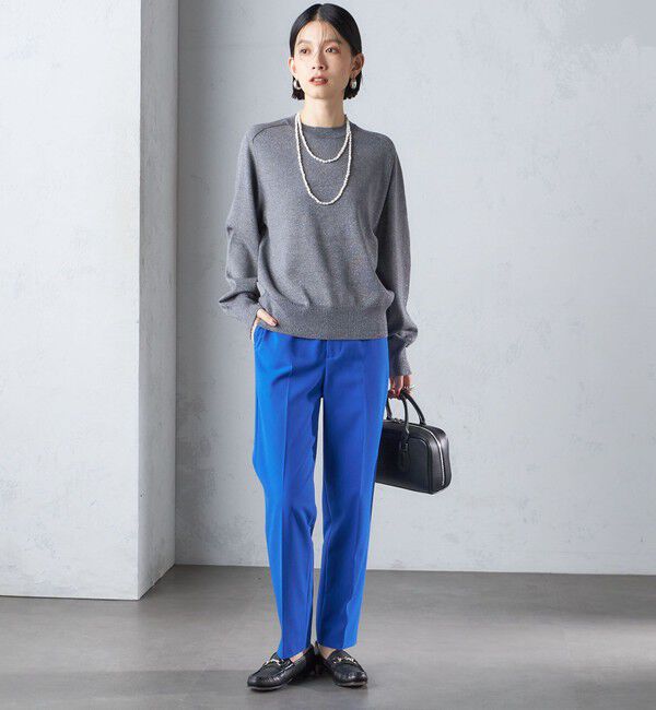 SHIPS for women「〈手洗い可能〉裏起毛 スリム テーパード パンツ」|その他|