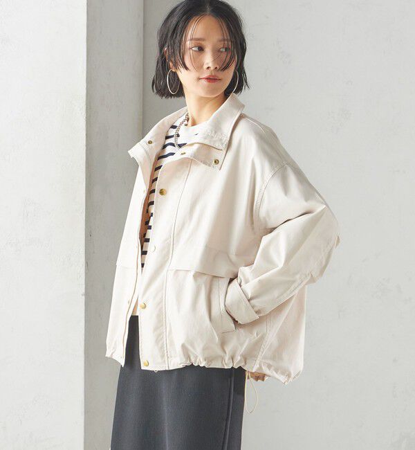 SHIPS for women「〈洗濯機可能〉LIMONTA EAST 中綿 ベスト付き ナイロン ブルゾン」|ブルゾン・スタジャン|