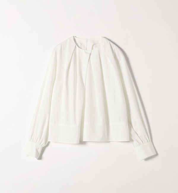 quaranciel「quaranciel:〈洗濯機可能〉REPREVE タック フレア シャツ ブラウス」|シャツ・ブラウス|