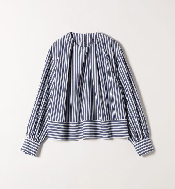 quaranciel「quaranciel:〈洗濯機可能〉REPREVE タック フレア シャツ ブラウス」|シャツ・ブラウス|