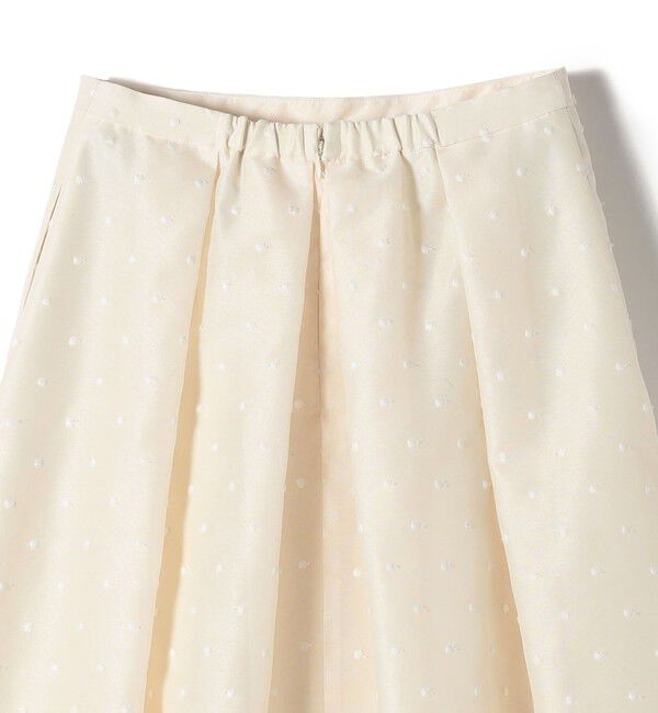 SHIPS for women「〈手洗い可能〉オーガンジー ドット 刺繍 フレア スカート」|スカート|