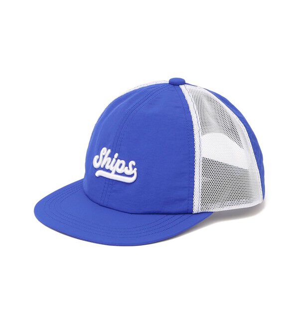 SHIPS KIDS「SHIPS KIDS:ロゴ メッシュ キャップ」|キャップ・キャスケット|ブルー