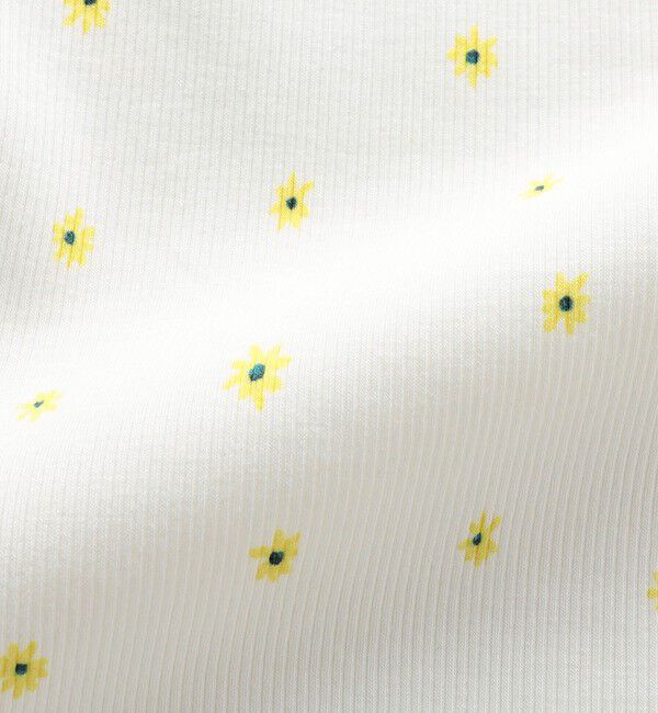 SHIPS KIDS「SHIPS KIDS:80～90cm / フラワー テキスタイル 半袖 TEE」|Tシャツ・カットソー|