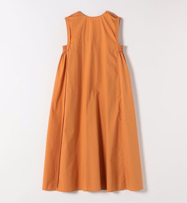 SHIPS any「SHIPS any:〈洗濯機可能〉ポプリン Vネック Aライン ノースリーブ ワンピース」|ワンピース|