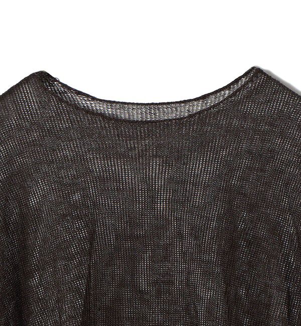 SHIPS for women「〈手洗い可能〉イタリアン シアー リネン プルオーバー」|ニット・セーター|