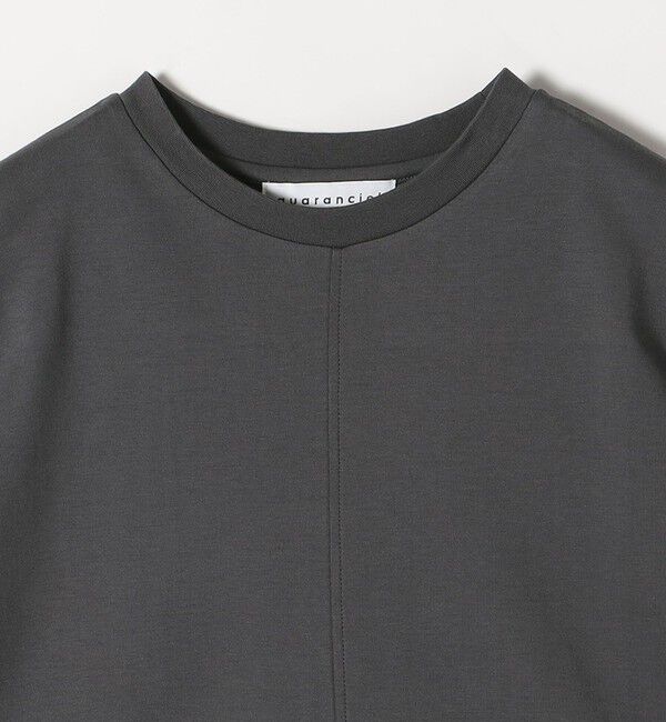 quaranciel「quaranciel:〈接触冷感/汗染み防止/洗濯機可能〉スリット ルーズ チュニック TEE」|Tシャツ・カットソー|