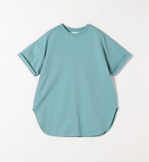 quaranciel「quaranciel:〈接触冷感/汗染み防止/洗濯機可能〉スリット ルーズ チュニック TEE」|Tシャツ・カットソー|