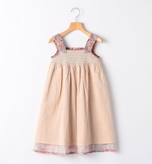 SHIPS KIDS「SHIPS KIDS:100～130cm / リバティ ノースリーブ ワンピース」|ワンピース|