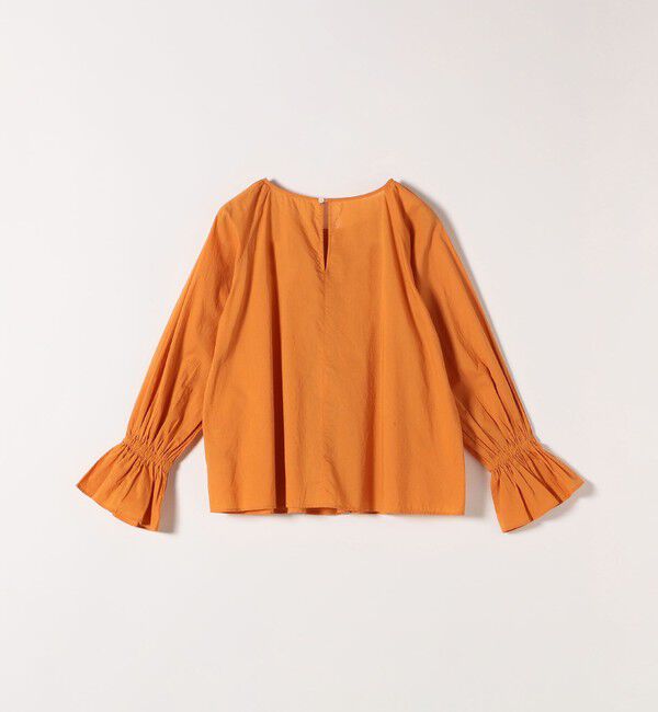 SHIPS any「SHIPS any:〈手洗い可能〉ロープ デザイン ギャザースリーブ フレア ブラウス」|シャツ・ブラウス|