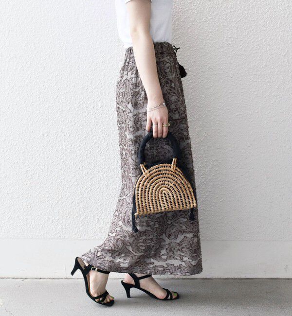 SHIPS any「SHIPS any:〈手洗い可能〉メッシュ ジャカード イージー Iライン スカート」|スカート|