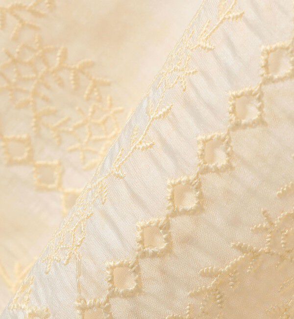 SHIPS any「SHIPS any:〈手洗い可能〉エンブロイダリー レース シアー ワンピース」|ワンピース|