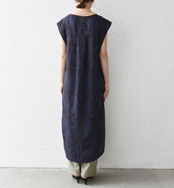 SHIPS any「SHIPS any:〈手洗い可能〉エンブロイダリー レース シアー ワンピース」|ワンピース|