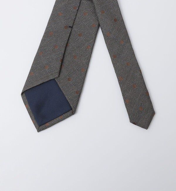 SHIPS「Puccini: シルク ウール メランジ ドット ネクタイ」|ネクタイ・蝶ネクタイ|